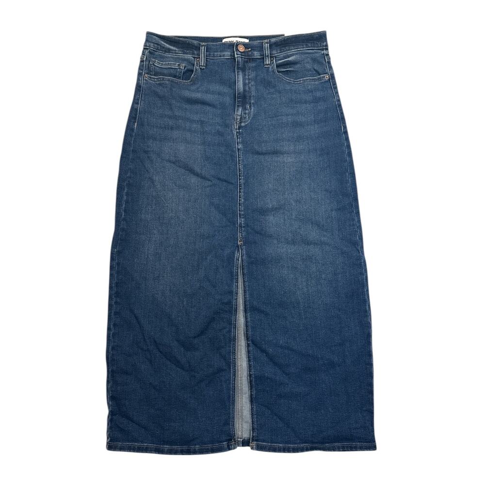 DKNY Jeans High Rise Denim Maxi Skirt Dekalb Wash Women’s Size 31 NEW